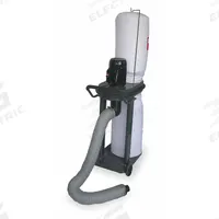 DAYTON Wood Dust Collector: Single-Stage, 115/230V AC, 660 cfm (MPN 1RWB3). Key specifications — attr952404: DAYTON; attr979886: Bag; attr979899: 65 dBA.