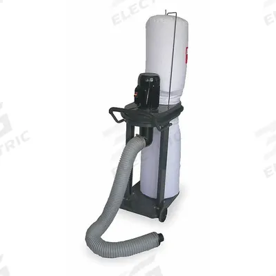 Dayton Wood Dust Collector: Single-Stage, 115/230V AC - Mobile Single-Stage Wood Dust Collectors