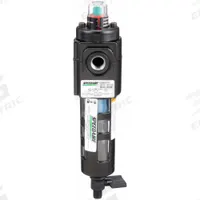SPEEDAIRE Pneumatic Oil Filter: Coalescing, 1/4 in NPT, 0.01 micron, 10.5 cfm, Plastic Bowl, Compact (MPN 4ZL24). Key specifications — attr110055: Compact; attr110008: SPEEDAIRE.