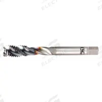 OSG Spiral Flute Tap: 7/16"-14 UNC, H5 / 2B-3B, 3 Flute, Bottoming Chamfer, V Coated Powdered Metal (MPN 1650512208)