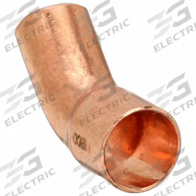 NIBCO Sweat Fitting Elbow: 3/4 in CTS x 3/4 in CTS, FTG x FTG, Wrot Copper (MPN 606-2-3/4) - Wrot Copper Tube Fittings