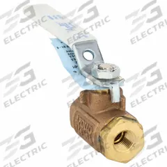 APOLLO Manual Two-Way Ball Valve: 1/4 in Size, Bronze, Straight, FNPT x FNPT, Std Port Ball Port (MPN 70LF14101). Key specifications — Brand: APOLLO; Handle: Lever.