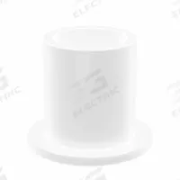 OILITE Flanged Sleeve Bearing: PTFE, 1/2 in Bore, 5/8 in OD, 3/4 in Overall Lg, White, 10 PK (MPN VF-0810-06B). Key specifications — Brand: OILITE; Color: White.
