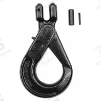 DAYTON Slip Hook: 7,100 lb Working Load Limit, 80 Hook Grade, Steel, 3/8 in Material Thick, Clevis (MPN 5WRT8). Key specifications — Color: Black; Brand: DAYTON; Visual Indicator Markings: None.