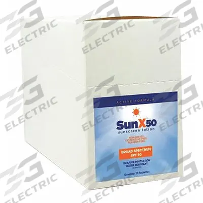 SUNX Sunscreen: 50 SPF, Lotion, 0.25 oz