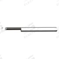 MICRO 100 Boring Bar: Boring, 1/8 in Shank Dia., Bright (Uncoated), 0.0180 in Center to Cutting Tip (MPN BB-080400)