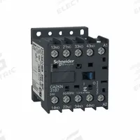 SCHNEIDER IEC Control Relay: DIN-Rail & Surface Relay Mounting, 120V AC Coil Volt, 3NO/1NC, 10 A (MPN CA2KN31G7). Key specifications — Brand: SCHNEIDER.