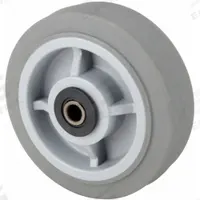 APPROVED VENDOR Caster Wheel: 6 in Wheel Dia., 2 in Wheel Wd, Rubber, 600 lb Load Rating, Gray, Std (MPN XS0620112). Key specifications — Wheel Core Material: Polypropylene; Wheel/Tread Color: Gray; Brand: APPROVED VENDOR.