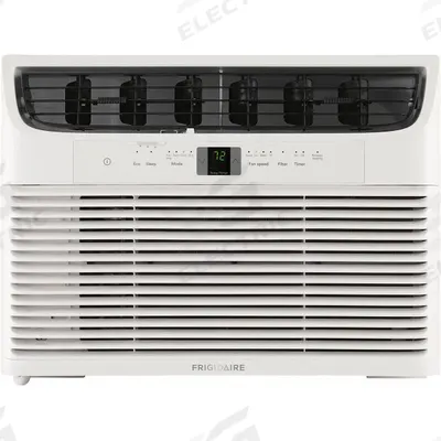 FRIGIDAIRE Window Air Conditioner: 400 sq ft – 450 sq ft, 10,000 BtuH, 115V AC, 5-15P - Residential-Grade Window ACs for Cooling Only