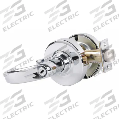 SCHLAGE Door Lockset: Privacy Lever Locksets, Chrome