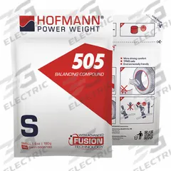 HOFMANN POWER WEIGHT Balancing Compound: Wheel Balancing Beads, Trucks, Silica, Blue/Red, 6 oz Wt (MPN 0401-5505-180). Key specifications — attr864524: Red; attr864526: Trucks; attr864531: Silica; attr864535: Wheel Balancing Beads; attr864522: HOFMANN POWER WEIGHT.