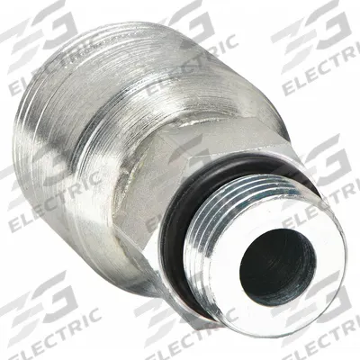 AEROQUIP Hydraulic Crimp Fitting: Steel x Steel, Straight, -8 For Hose Dash Size - Aeroquip Crimp Hydraulic Hose Fittings with ORB Connection