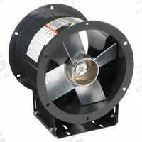 DAYTON Tubeaxial Fan: Clean Air, 12 in Blade, 59 sones Max Noise Level @ 5 Feet, Belt Drive (MPN 166203A). Key specifications — Brand: DAYTON; Includes Drive Package: No; Spark Resistant Construction Type: B; Mounting Orientation: Horizontal.