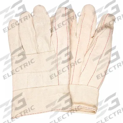 MCR SAFETY Knit Gloves: L ( 9 ), Glove Hand Protection, Uncoated, 500°F Max Temp, Cotton - Uncoated Knit Gloves