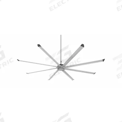BIG ASS FANS Ceiling Fan: 48,971 cfm Airflow, 12 ft Blade Dia, Variable Speeds - Industrial HVLS Ceiling Fans