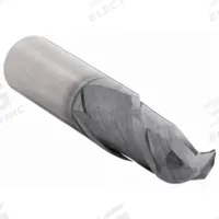 WIDIA HANITA Ball End Mill: Carbide, TiAlN Coated, 2 Flute, 3/8" Mill Dia, 7/8" LOC, 2-1/2" OAL (MPN I2B0375T087R)