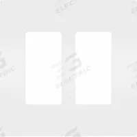 PASS & SEYMOUR Wall Plate: Decorator-Rocker, 2 Gang, White, Jumbo Size (MPN RWP262WAMCC6). Key specifications — Brand: PASS & SEYMOUR; Material: Polycarbonate; Includes: Subplate.