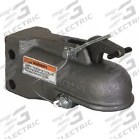 BUYERS PRODUCTS Trailer Coupler: Adj Coupler, V, 15,000 lb Gross Towing Wt Capacity, Steel, 14 lb Wt (MPN 0091550). Key specifications — Brand: BUYERS PRODUCTS; Finish: Unfinished; Material: Steel.