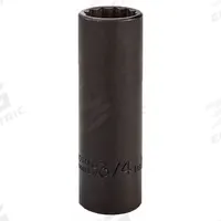 PROTO Socket: 1/2 in Drive Size, SAE, 3/4 in Socket Size, 12-Point, Deep, 3 1/4 in Overall Lg (MPN J5324B). Key specifications — attr1215501: PROTO; attr1215515: Black Oxide; attr1215518: 3/4 in.