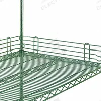 METRO Ledge: 18 in x 1 1/2 in x 4 in, Polymer/Stainless Steel (MPN L18N-4K3). Key specifications — Material: Polymer; Color: Green; Finish: Epoxy Coated; Brand: METRO; Ledge Size: 18 in.