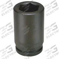 WRIGHT Impact Socket: 1 1/2 in Drive Size, SAE, 1 13/16 in Socket Size, 6-Point, Deep, Black Oxide (MPN 84929). Key specifications — attr1215501: WRIGHT; attr1215515: Black Oxide; attr1215518: 1-13/16 in.