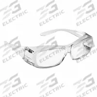 SELLSTROM Safety Glasses: Amber Lens, Frameless, Hard Coat, Clear Frame, XM330 Series (MPN S73601). Key specifications — Brand: SELLSTROM; Frame Color: Clear; Lens Color: Amber.
