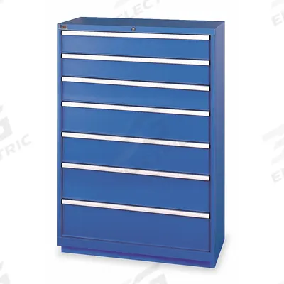 LISTA Modular Drawer Cabinet: 40 1/4 in x 22 1/2 in x 59 1/2 in, 7 Drawers, 66 Compartments - Lista Modular Drawer Cabinets