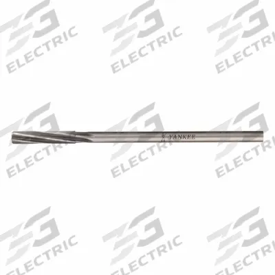 YANKEE Reamer: 0.3906 in Dia, 25/64 in, Spiral Flute - Spiral-Flute High-Speed Steel Chucking Reamers