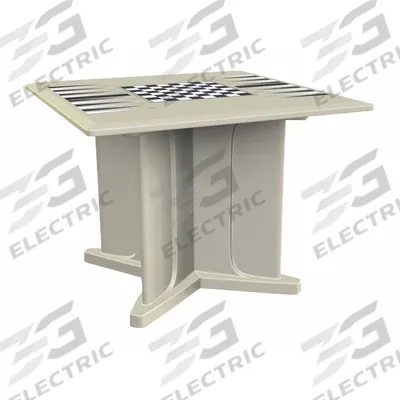 CORTECH Table: 29 in Overall Ht, 42 in Overall Wd, 42 in Overall Dp, Game Top Included - Square X-Base Tables