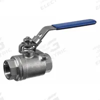 USA INDUSTRIALS Manual Two-Way Ball Valve: 1 1/2 in, 304 Stainless Steel, Straight Valve Body, PTFE (MPN ZUSA-VLV-29). Key specifications — Brand: USA INDUSTRIALS; Handle: Locking Lever.