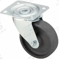 APPROVED VENDOR Plate Caster: Corrosion-Resistant, Swivel, 4 in Wheel Dia, 1 3/16 in Wheel Wd, Plain (MPN LI-POHI 100G). Key specifications — Wheel/Tread Color: Gray; Brand: APPROVED VENDOR; Roll Up: Swivel.