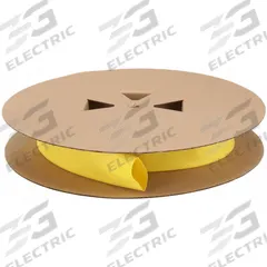 3M Heat Shrink Tubing: 0.19 in I.D. Before Shrinking, 0.09 in I.D. After Shrinking, 250 ft Lg, 3 PK (MPN FP301-3/16-250'-YELLOW-SPOOL). Key specifications — Color: Yellow; Brand: 3M.