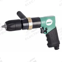 SPEEDAIRE Air-Powered Drill: 1/2 in Chuck, Medium Duty, 400 RPM, 0.5 hp, Keyless, Reversible (MPN 21AA74). Key specifications — attr1320790: SPEEDAIRE.