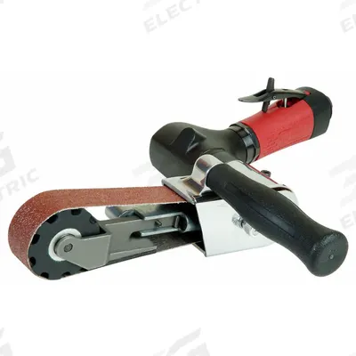 CHICAGO PNEUMATIC Air Belt Sander: 1 in Belt Wd, 18 in Belt Lg, Pivoting Arm, Light Duty - Belt Sanders