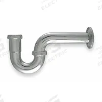 APPROVED VENDOR Trap: Brass, Chrome-Plated, Silver, 1 1/2 in Nominal Pipe Size, 11 1/2 in Overall Lg (MPN 1PNL1). Key specifications — Finish: Chrome-Plated; Includes: Slip Nut and Washer; Includes Cleanout: No; Brand: APPROVED VENDOR.