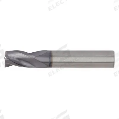 WIDIA HANITA Square End Mill: Carbide, TiAlN Coated, 3 Flute, 1" Mill Dia, 2-1/4" LOC - General Purpose Carbide Square End Mills