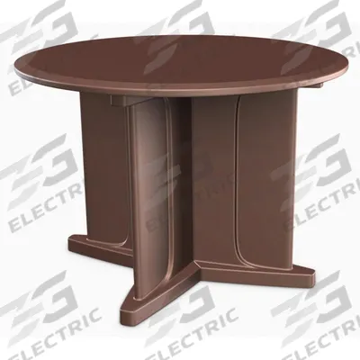 CORTECH Table: 29 in Overall Ht, 48 in Overall Dia, No Game Top, Ballast Accepted - Round X-Base Tables