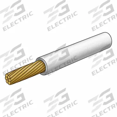 APPROVED VENDOR Automotive Wire: TXL, 25 ft, 1 Conductor, 20 AWG, White - XLPE-Insulated High Flexibility Primary Wires