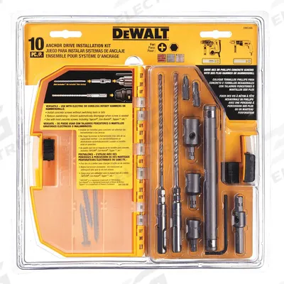 DEWALT Rotary Hammer Drill Set: 3/16 in_5/32 in_11/64 in Drill Bit Size - SDS-Plus Concrete & Masonry Drill Bit Sets