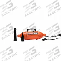 METROVAC Inflator/Deflator Pump: Air Mattresses/Balls/Boats/Pools/Toys, Orange, Steel, 110 V Volt (MPN 110-IDAR)