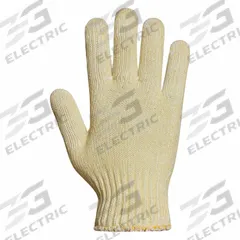 SUPERIOR GLOVE Knit Gloves: L ( 9 ), Glove Hand Protection, Uncoated, ANSI Abrasion Level 2, 1 PR (MPN SPGRK/A-L). Key specifications — Knit Material Color: Yellow; Brand: SUPERIOR GLOVE.
