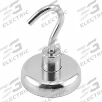 APPROVED VENDOR Rare Earth Magnet: Neodymium, 1 17/64 in Outside Dia, 0.318 in Thick, Disc Magnet (MPN NACK126). Key specifications — Color: Silver; Max Pull Force: 75 lbf.