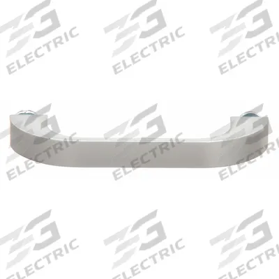 MONROE PMP Pull Handle: Threaded Holes, Aluminum, Silver, #10-24 Screw Size - Standard Pull Handles