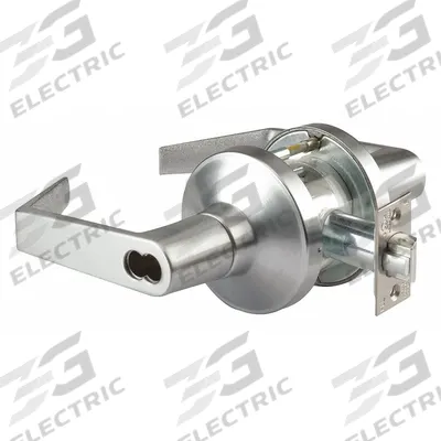 ABILITY ONE Door Lockset: Office Lever Locksets, Chrome