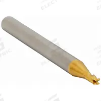 APPROVED VENDOR Square End Mill: Carbide, TiN Coated, 4 Flute, 1/32" Mill Dia, 1/16" LOC, 1-1/2" OAL (MPN 203-001002)