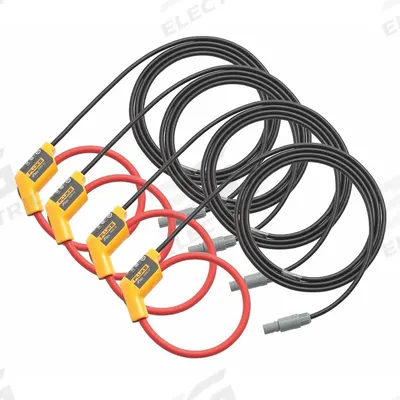 FLUKE Flexible Current Probe: CAT III 1000V/CAT IV 600V, Binder, 12 in Jaw Opening - Flexible Current Probes