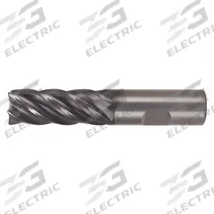 WIDIA HANITA Square End Mill: Carbide, AlTiN Coated, 5 Flute, 4 mm Mill Dia, 11 mm LOC, 55 mm OAL (MPN 577704012MT)