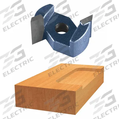 BOSCH Straight Cut Profile Router Bit: Fractional Inch, Carbide Tipped, 3/4 in Cutter Dia. - Straight Profile Router Bits