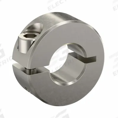 RULAND MANUFACTURING Shaft Collar: 1-Piece, Inch, Round, Clamp-On, 5/16 in Bore Dia - Stainless Steel Shaft Collars
