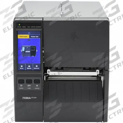 ZEBRA Desktop Printer: Direct Thermal/Thermal Transfer, ZT230, 4.09 in Max. Print Wd - Up to 1,500 Labels per Day